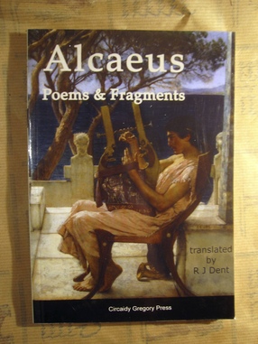 Alcaeus front cover Atlantis Books, Santorini